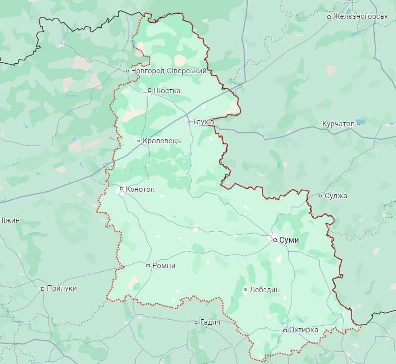 Юлия Витязева: ВС РФ пытаются заходить в Сумскую область практически по всей границе