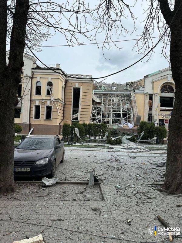 В центре города Сумы прогремели взрывы В центре города Сумы прогремели взрывы