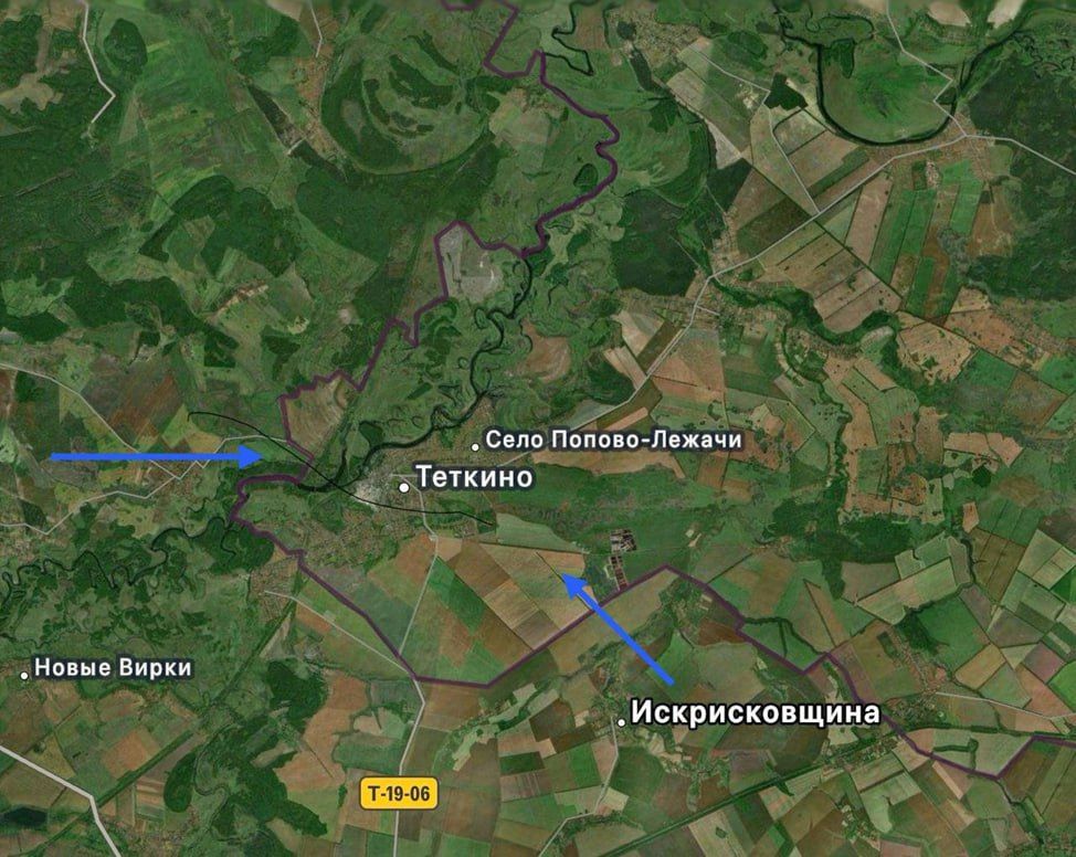 Тёткино в «котле»: вражеская пехота просачивается в село, русская авиация обкладывает его бомбами