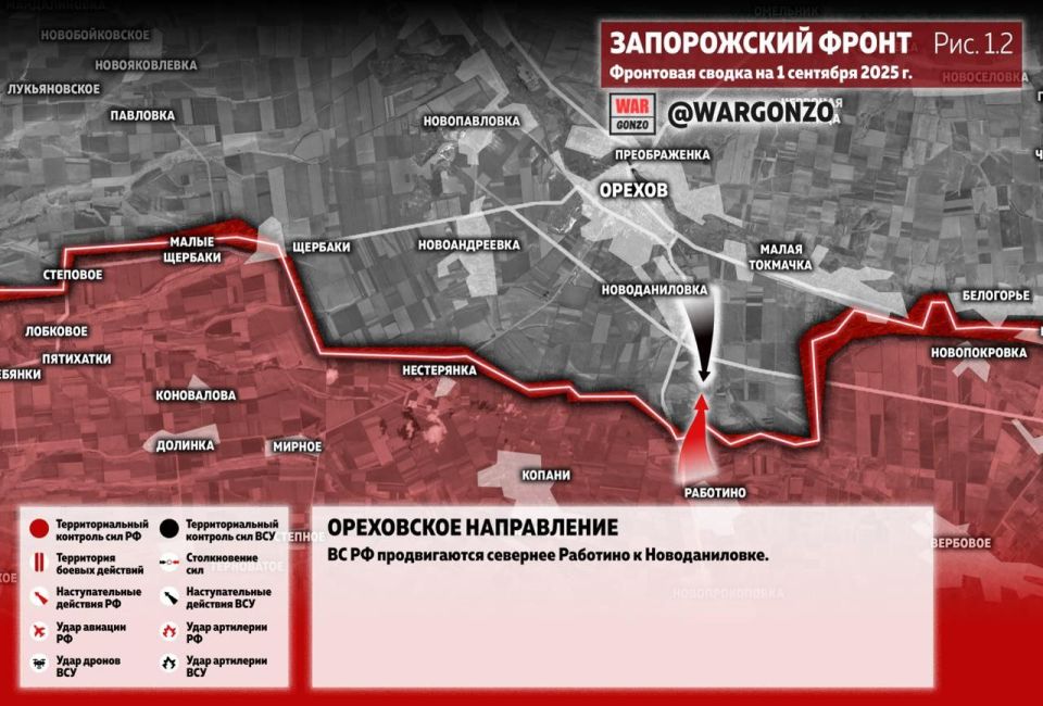 WarGonzo: Фронтовая сводка на утро 01.09.25 WarGonzo: Фронтовая сводка на утро 01.09.25