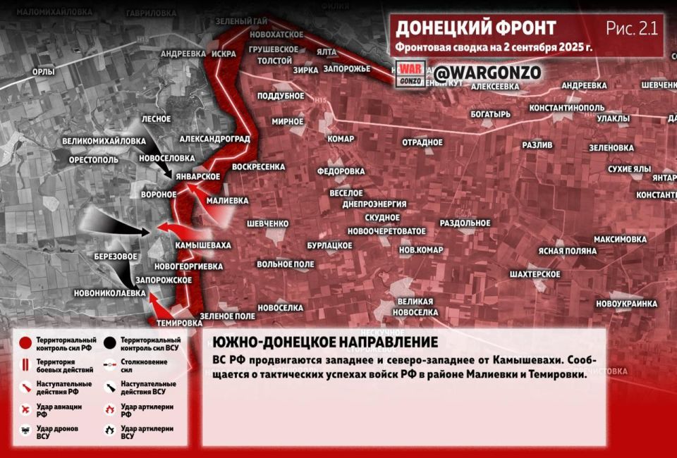 WarGonzo: Фронтовая сводка на утро 02.09.25 WarGonzo: Фронтовая сводка на утро 02.09.25