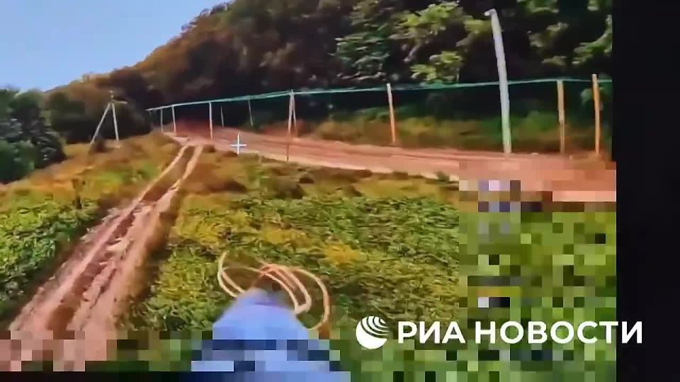 Дрон «Северян» залетел в защищенный РЭБ и антидроновыми сетками логистический путь ВСУ в Сумской области