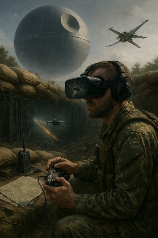 Оператор FPV-дрона ВС РФ повторил трюк Люка Скайуокера из «Звёздных войн»