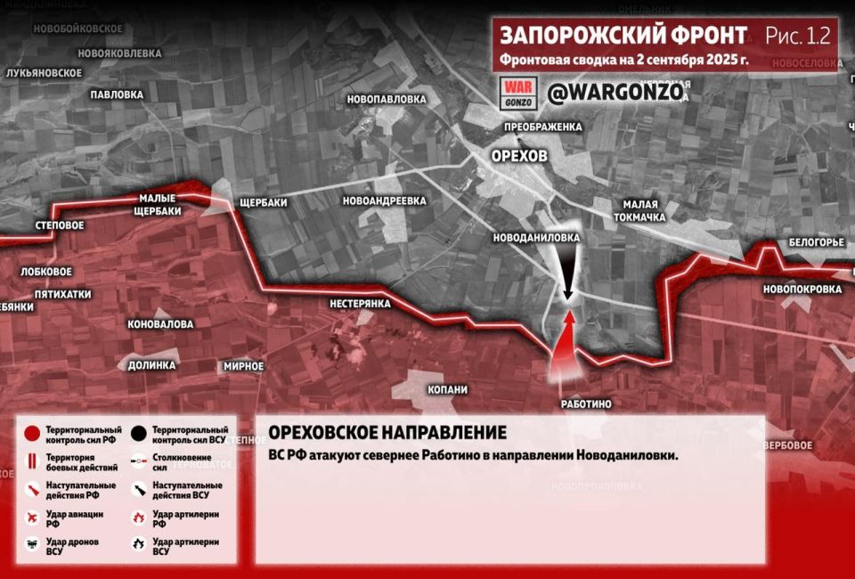 WarGonzo: Фронтовая сводка на утро 02.09.25 WarGonzo: Фронтовая сводка на утро 02.09.25