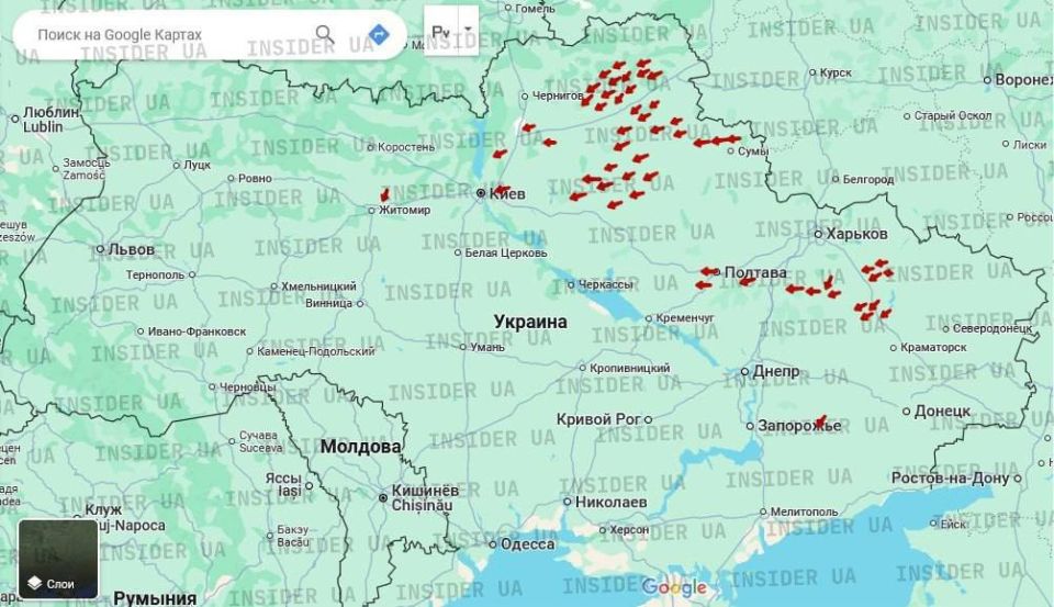 "Герани" поражают цели в Роменском районе Сумской области