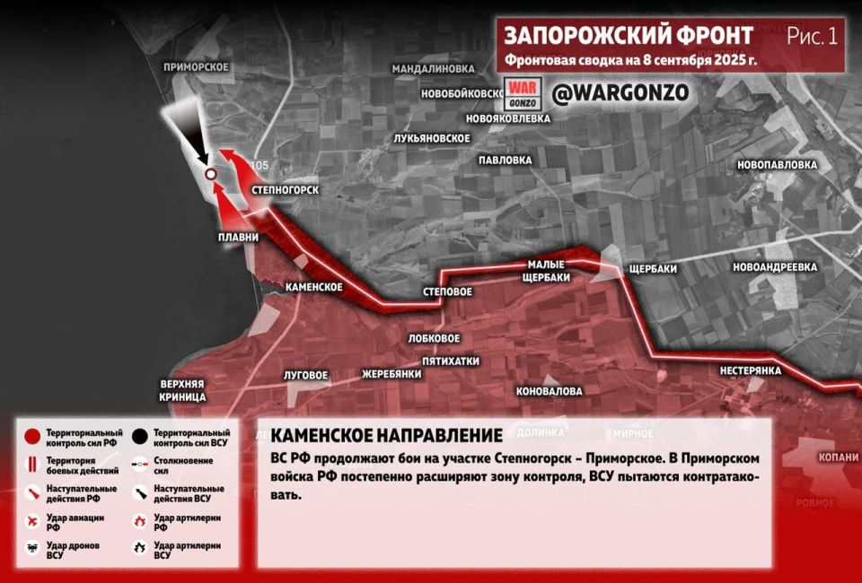 WarGonzo: Фронтовая сводка на утро 08.09.25