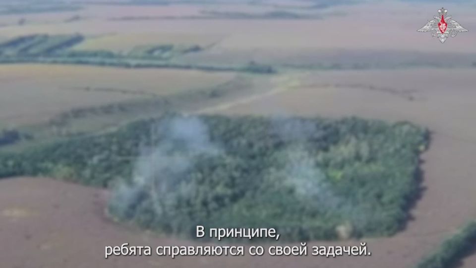 Расчеты РСЗО «Град» 44-го армейского корпуса группировки войск «Север» уничтожили замаскированные позиции и скопления живой силы подразделений ВСУ в Сумской области