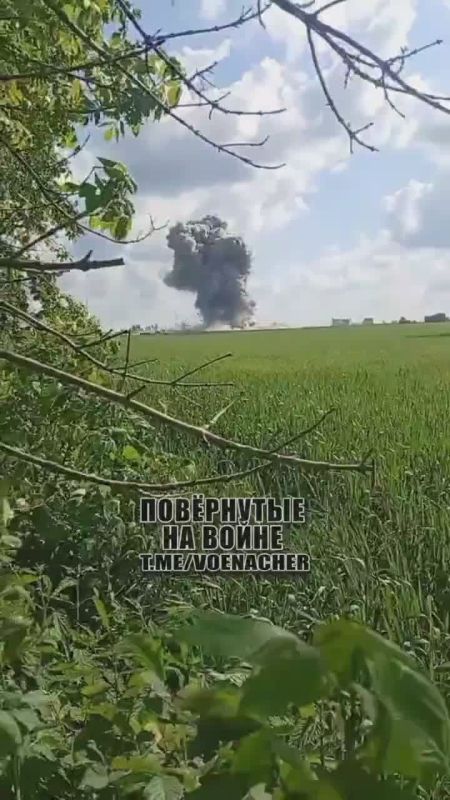 Кадры со стороны противника