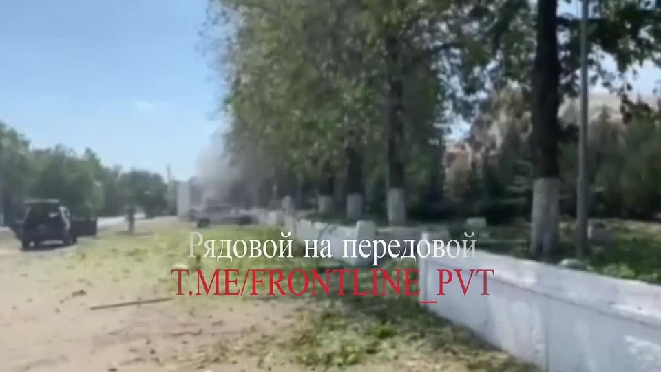 На видео ПВД ВСУ в Сумской области, точнее то, что осталось от него