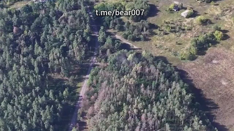 Эксклюзивные кадры уничтожения украинских боевиков в  Черниговской и Сумской областях