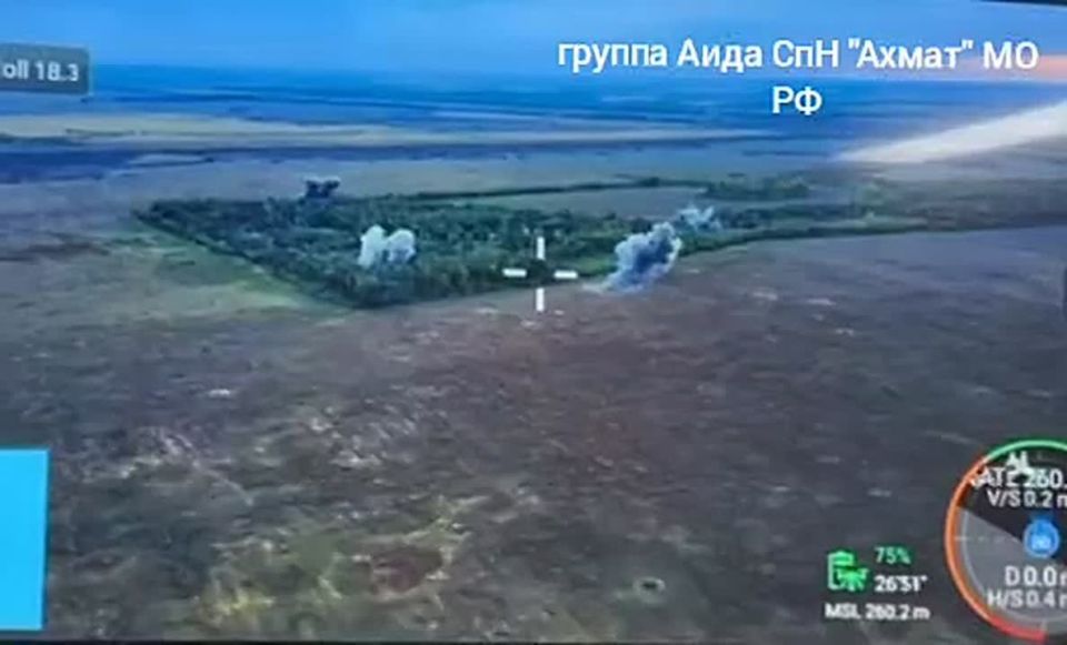 ФАБофизация очередного расчета дронщиков противника после выявление отрядом "Б" группы Аида СпН "Ахмат" МО РФ