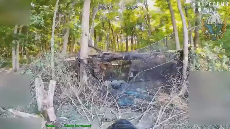 Работа дроноводов-десантников по полевой артиллерии ВСУ в Сумской области