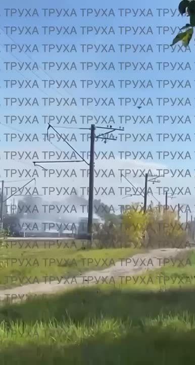 Прилет по жд-вокзалу в Шостке