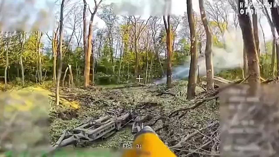 Точно в цель: российские военные при помощи FPV-дронов уничтожили гаубицу М777 и склад боеприпасов ВСУ в Сумской области