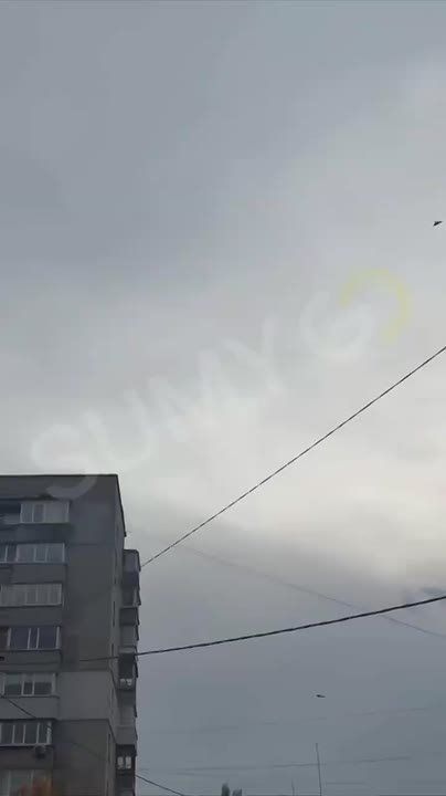 Дневной прилет "Герани" в Сумах