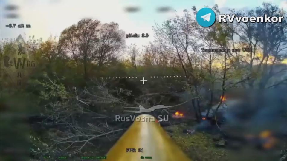 Спецназ «Анвар» сжигает танки, САУ и другую технику врага, поддерживая наступление на Сумы