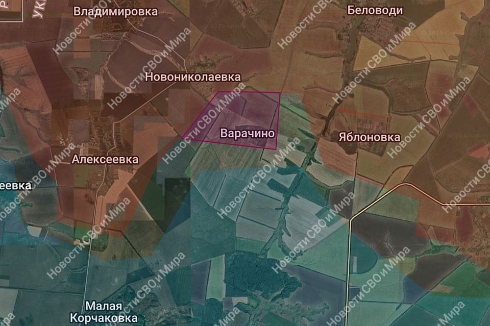 Продолжается наступление ВС РФ в Сумской области