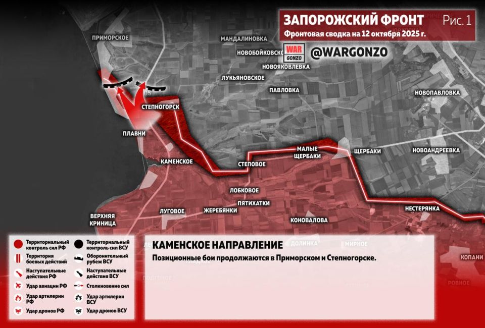 WarGonzo: Фронтовая сводка на утро 12.10.25