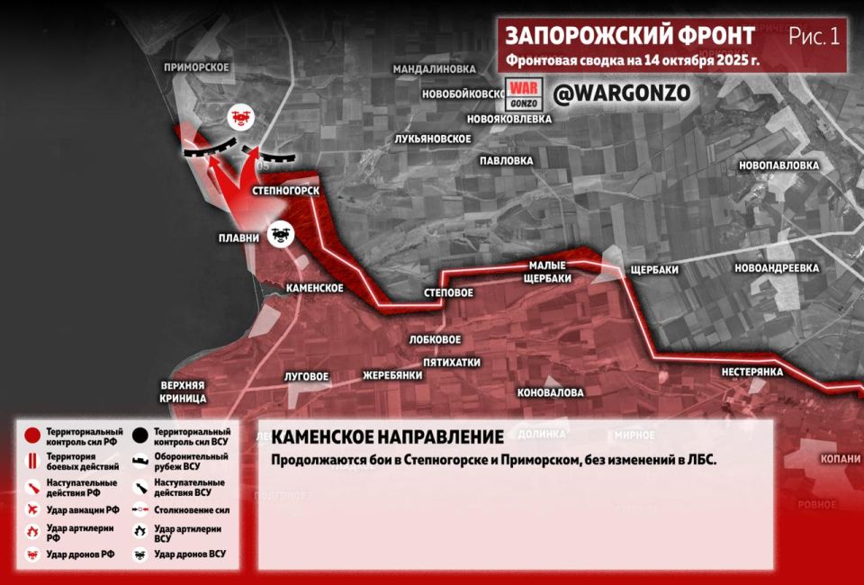 WarGonzo: Фронтовая сводка на утро 14.10.25