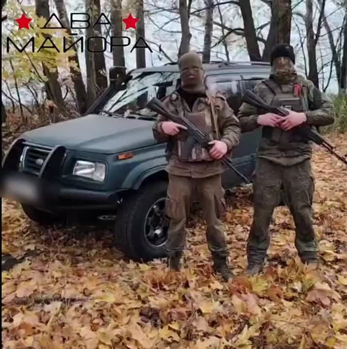 Два майора: Сумское направление. Очередная машина, закупленная на народные средства из недавнего сбора, доставлена бойцам зажигательного отряда РХБЗ