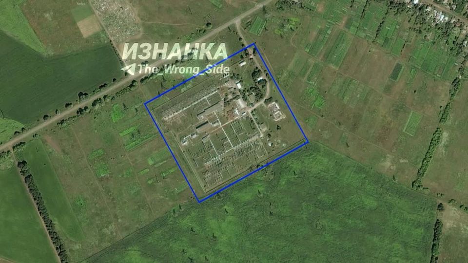 «Герани» с оптическим модулем бьют по подстанции 330 кВ возле города Конотоп в Сумской области (координаты: 51.192157, 33.167249), расстояние до ближайшего участка границы 76 км