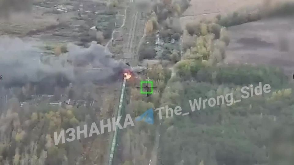 Последствия ударов «Гераней» по топливовозам в Сумской области