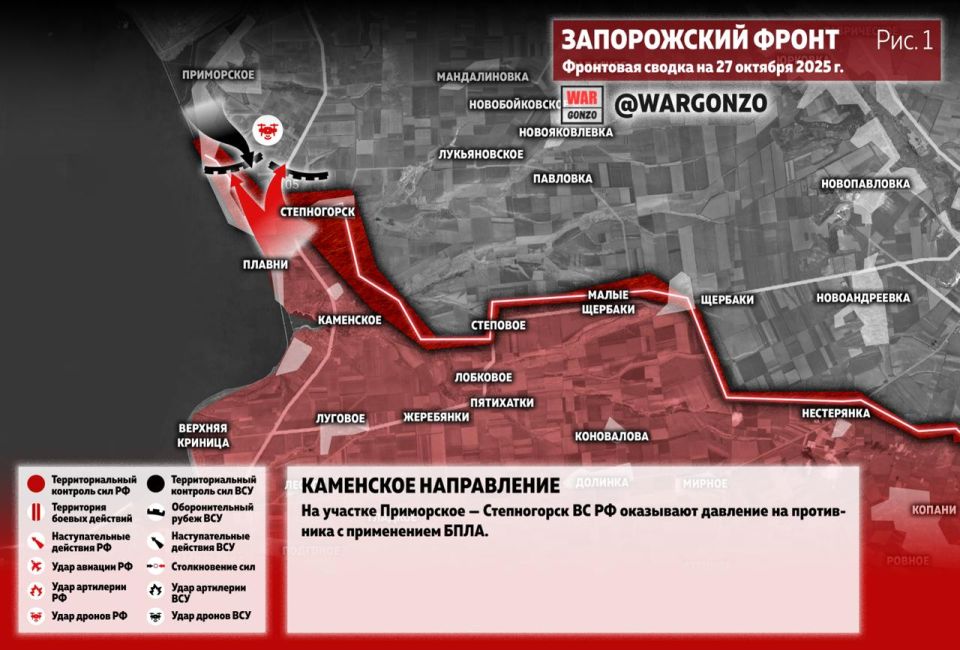 WarGonzo: Фронтовая сводка на утро 27.10.25