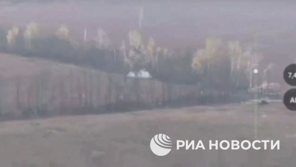 Вот так российские бойцы уничтожают украинские гексакоптеры "Баба-яга" на сумском направлении