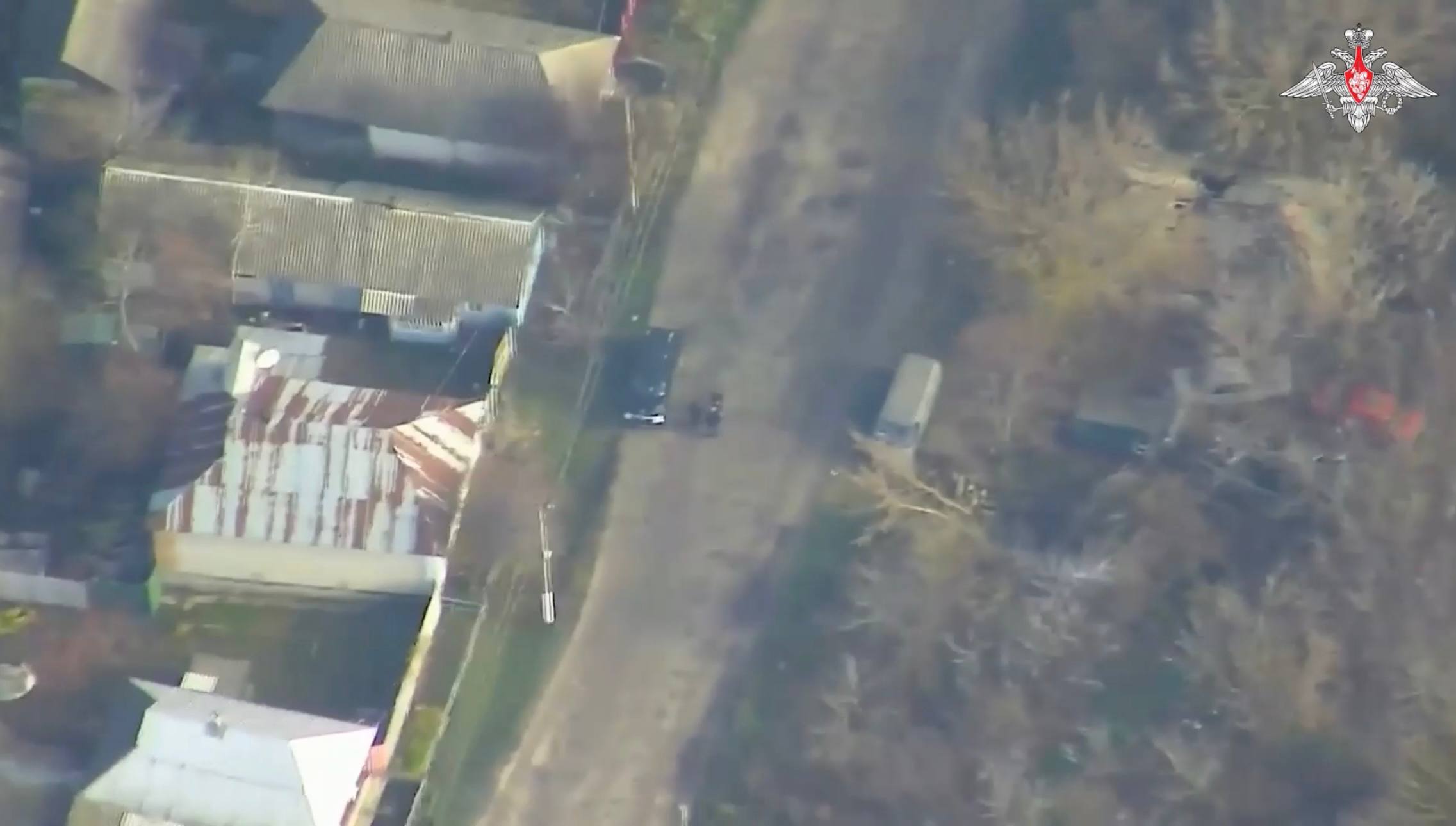 Поражение дронами-камикадзе «Герань-2» пункта управления 20-й обррэб ВСУ в районе села Заречное (Октябрьское) Сумской области Поражение дронами-камикадзе «Герань-2» пункта управления 20-й обррэб ВСУ в районе села Заречное (Октябрьское) Сумской области