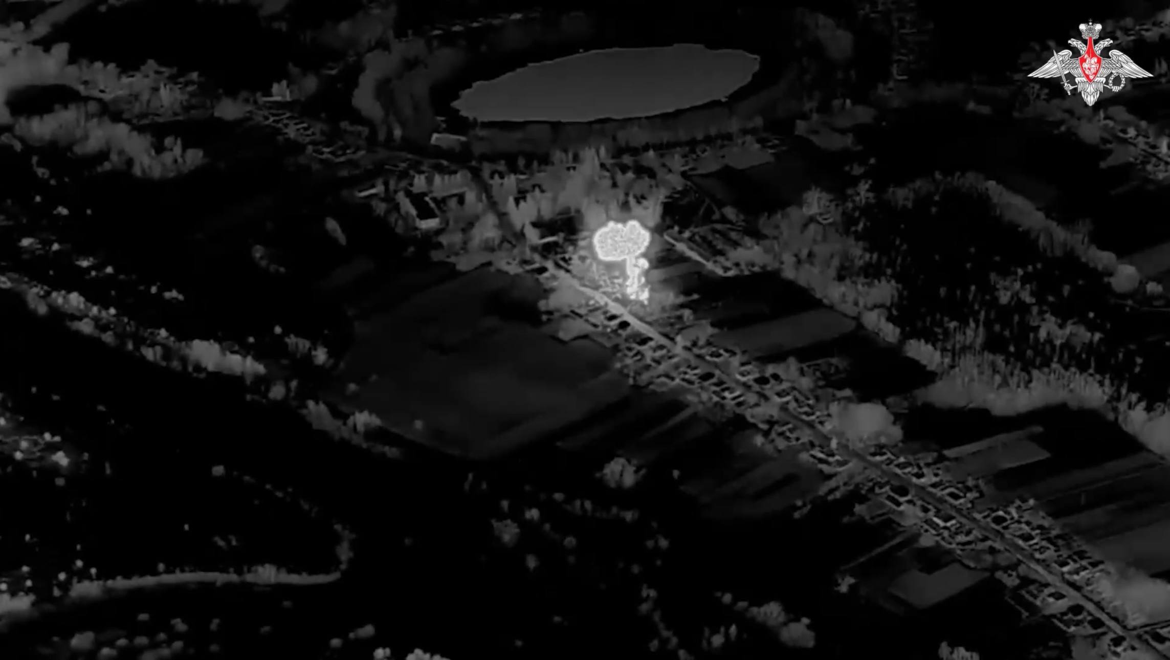 Поражение дронами-камикадзе «Герань-2» пункта управления 20-й обррэб ВСУ в районе села Заречное (Октябрьское) Сумской области Поражение дронами-камикадзе «Герань-2» пункта управления 20-й обррэб ВСУ в районе села Заречное (Октябрьское) Сумской области