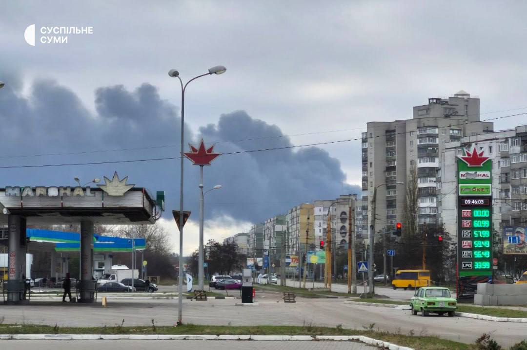 Владислав Шурыгин: Пожар в Сумах после удара «Циркона» Владислав Шурыгин: Пожар в Сумах после удара «Циркона»