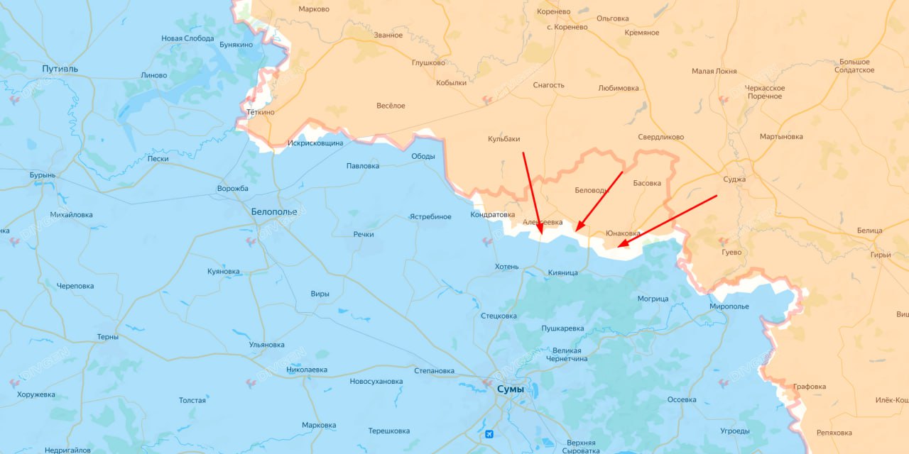 Сергей Лебедев: Сумское направление: Хотень, Юнаковка