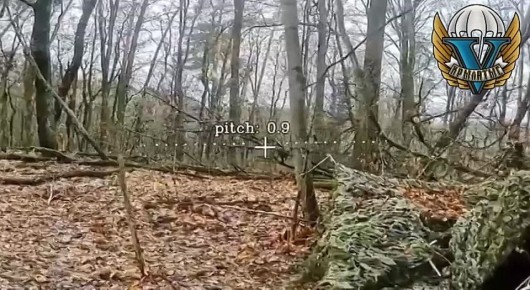 Сумское направление. Вслед за пехотой противника в "нору" тут же проскочили два фпв-дрона @russian_airborne