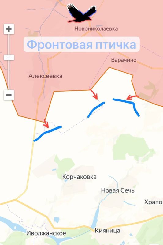 Сумское направление. Продвижение ВС РФ