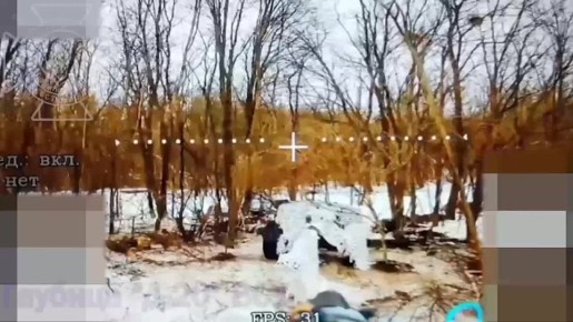 Уничтожение украинской гаубицы Д-20 в районе Краснополья Сумской области