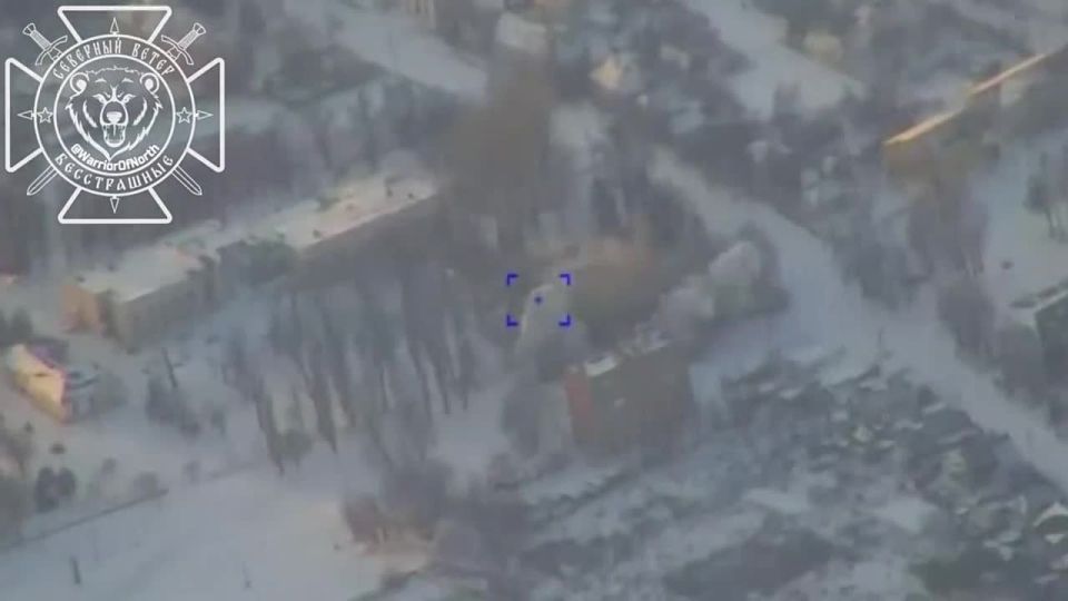 Обнаружение личного состава ВСУ и последующий удар при помощи РСЗО «Торнадо-С» по пункту дислокации в поселке Краснополье Сумской области