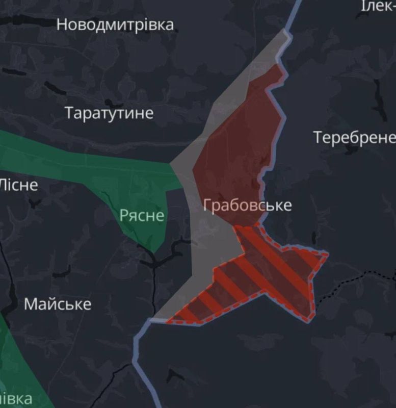 Юлия Витязева: Вражеские сводки сообщают о продвижении российских войск в Сумской области — в районе Грабовского и севернее, вблизи Мирополья