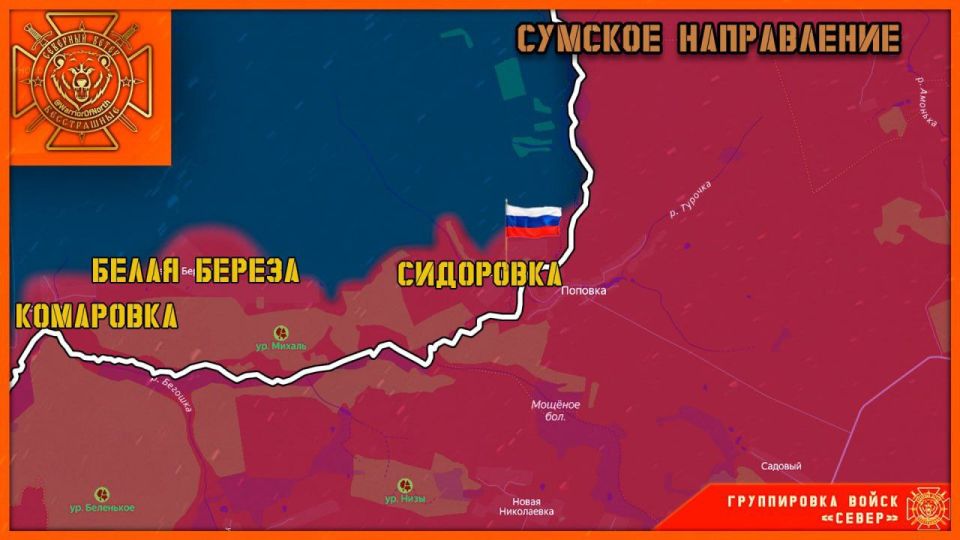 ВС РФ освободили поселок Сидоровка в Сумской области