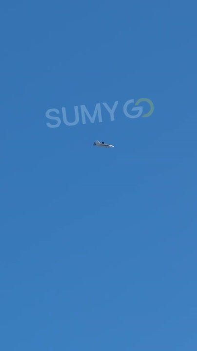 Противник публикует видео применения нашего БПЛА «Гербера» в качестве дрононосца, с борта которого стартуют FPV-дроны