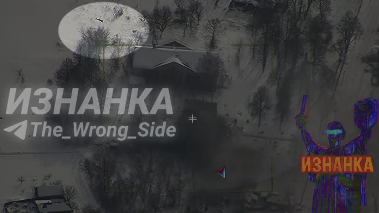 Удар дронами-камикадзе «Герань-2» по складу БПЛА ВСУ в районе села Усок Сумской области