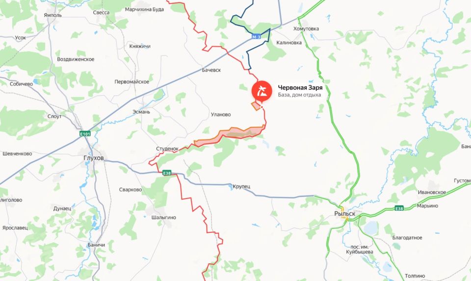 Министерство обороны России сообщает об освобождении населённого пункта Червоная Заря Сумской области