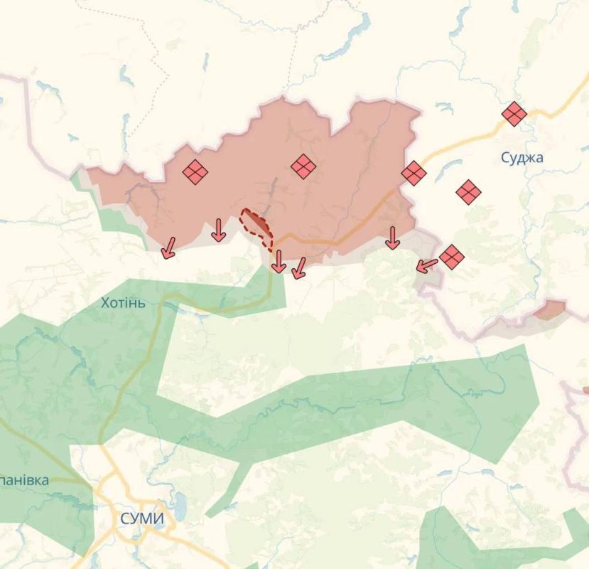 Юлия Витязева: Российские войска продвинулись в сторону Сум на севере Сумской области, сообщают вражеские сводки