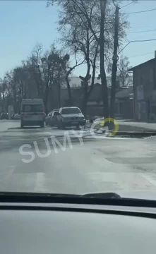 В Сумах беспилотник влетел прямо в проезжую часть, — местные Tg-каналы