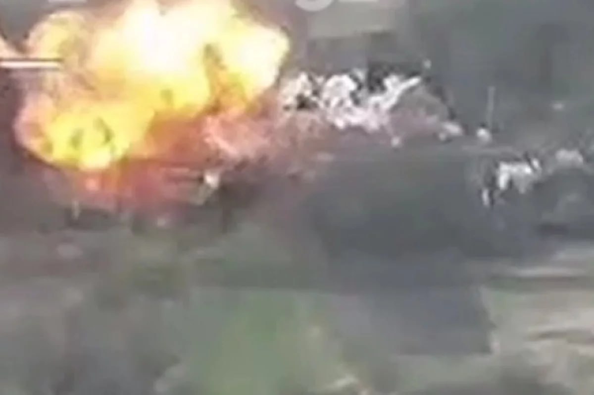 Топливный узел ВСУ выжгли дронами под Сумами