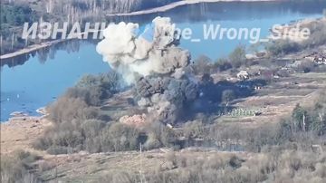 Выселение пункта управления БПЛА ВСУ из теремка в Сумской области с помощью легкой многоцелевой управляемой ракеты Х-39