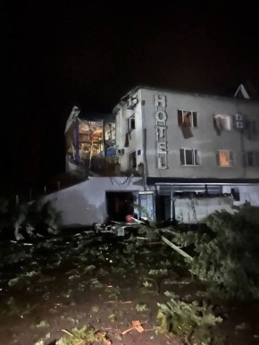 «Герани» разнесли гостиницу с боевиками ВСУ в пригороде Харькова