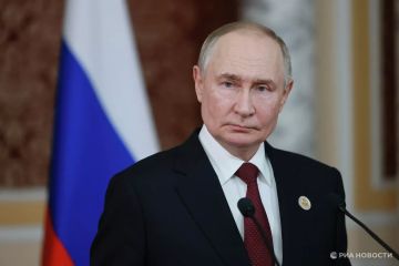 Путин в пятницу посетил одни из вспомогательных пунктов объединенной группировки войск