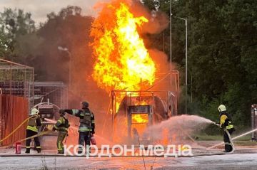 Удар Ланцетом по АЗС в Сумах час назад