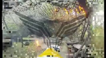Владислав Шурыгин: Немецкий Леопёрд 1А5 уничтожен расчётами FPV в Сумской области