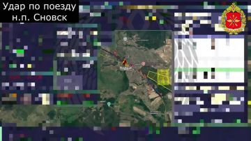 «Герани» уничтожили украинскую подстанцию в Сумской области и поразили железнодорожный локомотив Черниговской области, сообщило Минобороны